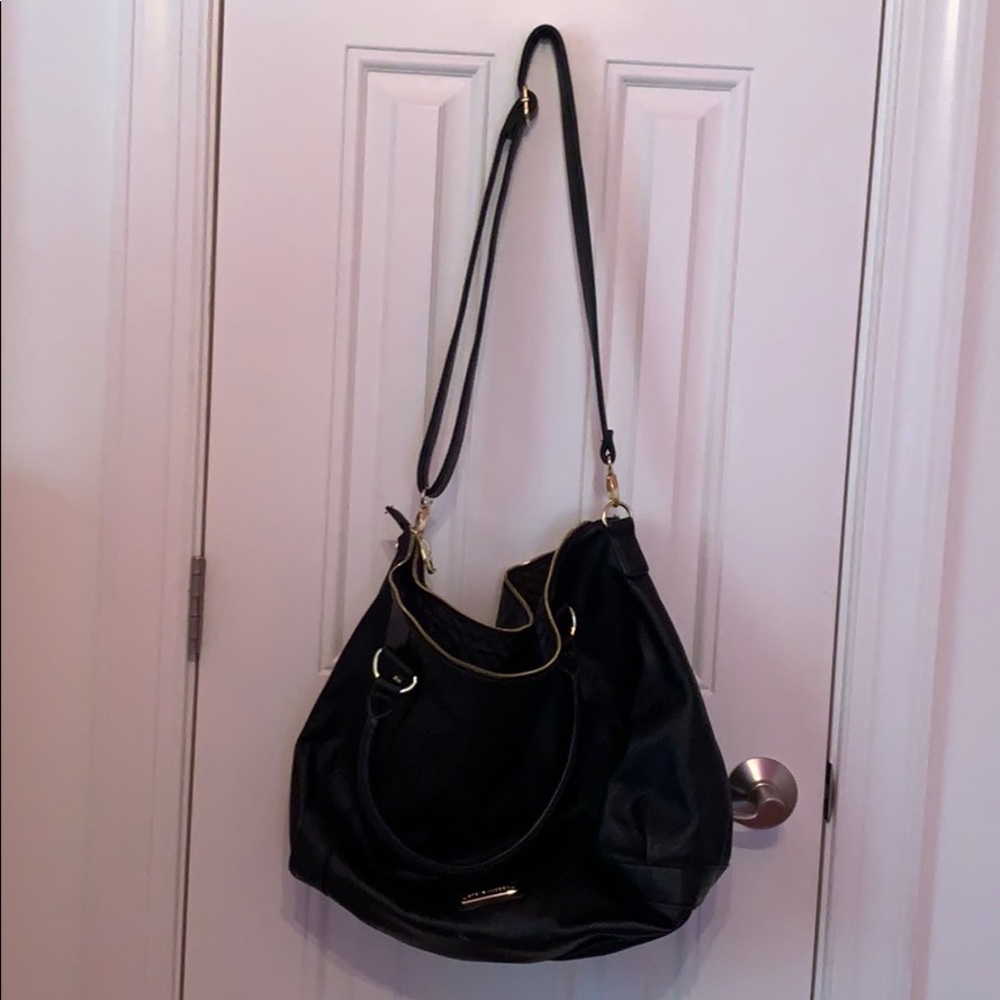 Steve Madden Black Weekender Bag